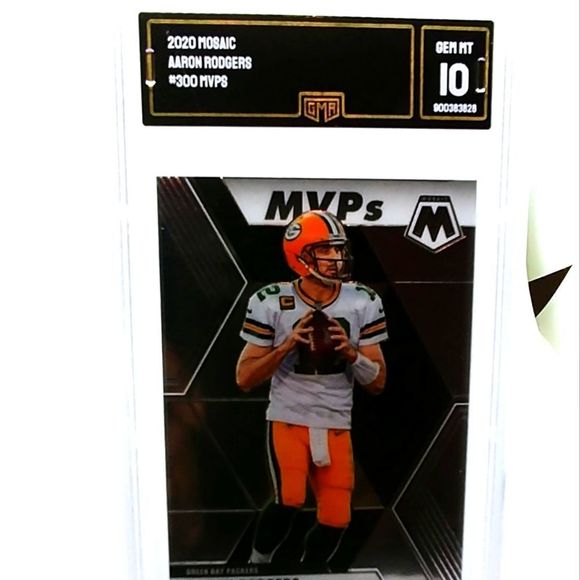 2020 Mosaic Aaron Rodgers MVPs #300 GMA 10 - Picture 1 of 2